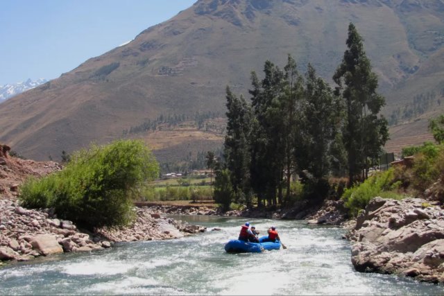 Rafting on the Urubamba River