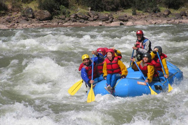 Rafting on the Urubamba River