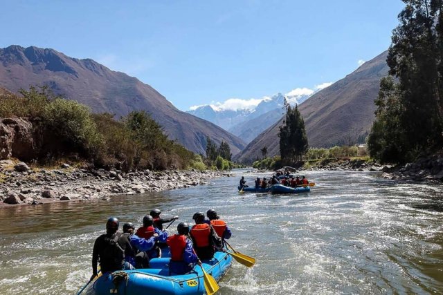Rafting on the Urubamba River
